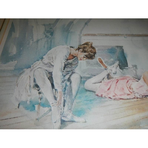 247 - ''Between Rehearsals'' A framed and glazed signed limited edition print, 414/600 by Gordon King, bor... 