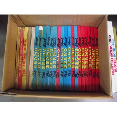 311 - 2 boxes of 1980/90's Beano and Dandy annuals.