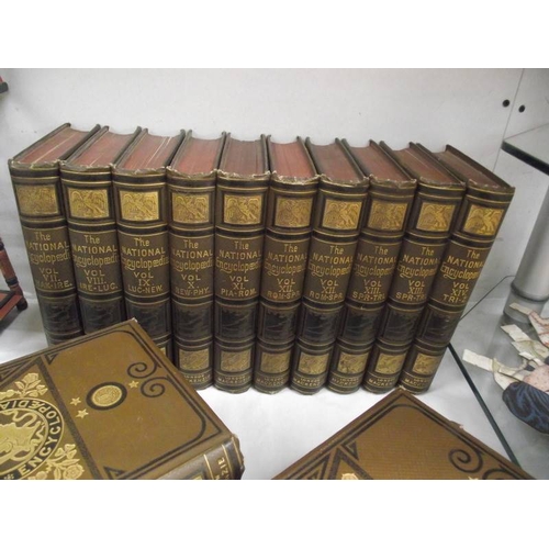 321 - 16 volumes of The National Encyclopaedia (volumes 12 and 13 duplicated)