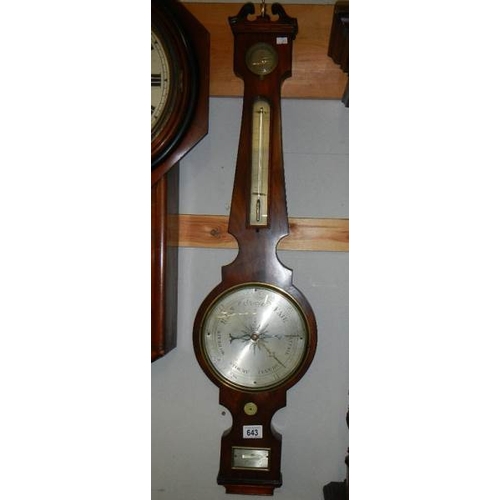 643 - A Victorian barometer.