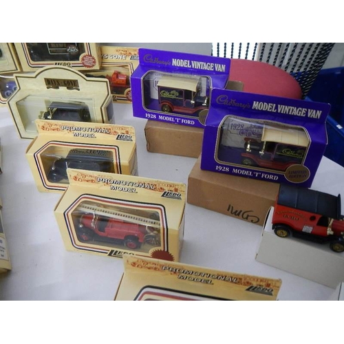 285 - A large quantity of boxed Lledo die cast models (40 in total).