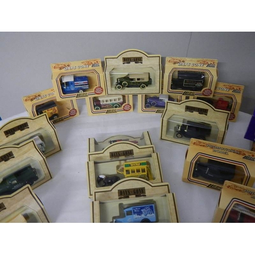 285 - A large quantity of boxed Lledo die cast models (40 in total).