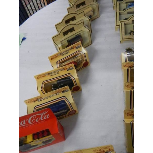 285 - A large quantity of boxed Lledo die cast models (40 in total).