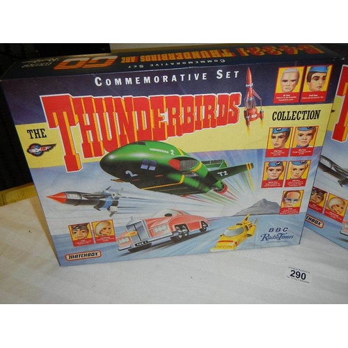 290 - 2 Matchbox BBC Radio Times limited edition Thunderbirds commemorative sets.