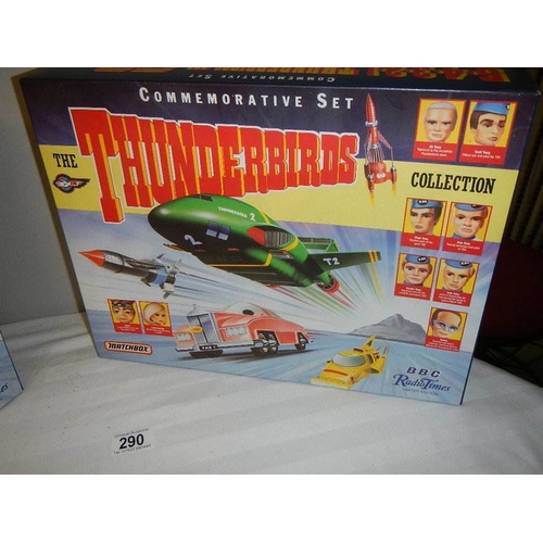 290 - 2 Matchbox BBC Radio Times limited edition Thunderbirds commemorative sets.