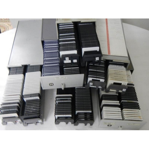 291 - 6 drawers of 35mm slides, various subjects.