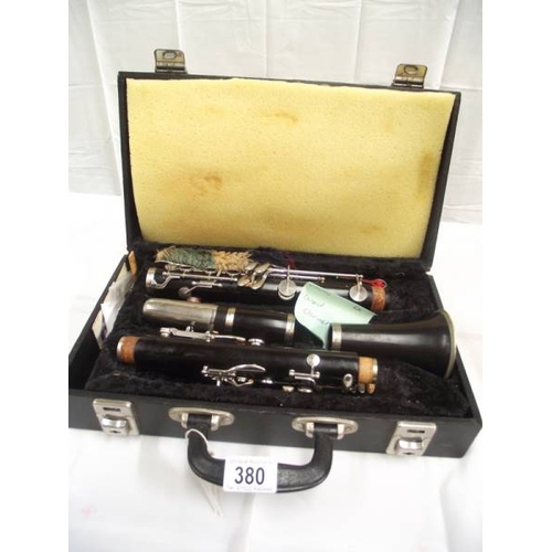 380 - A cased clarinet, marked 9046