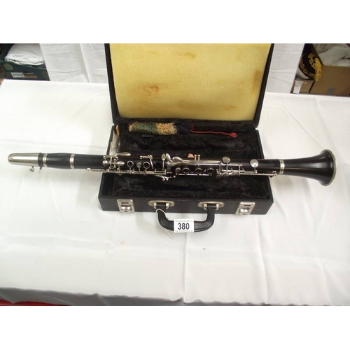 380 - A cased clarinet, marked 9046