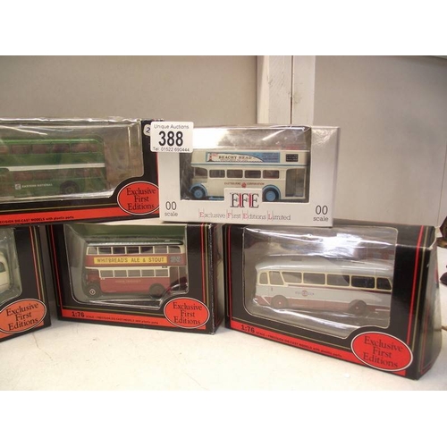 388 - 7 E.F.E. exclusive first editions bus and coach models