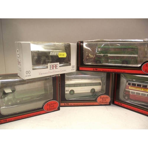 388 - 7 E.F.E. exclusive first editions bus and coach models