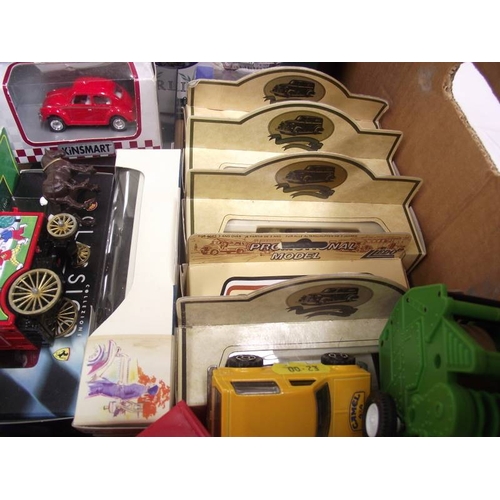 392 - A quantity of boxed diecast Including Lledo, Burago, Corgi etc.