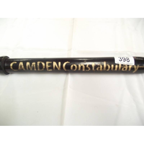 398 - A G.R. 3231 Camden Constabulary Police truncheon