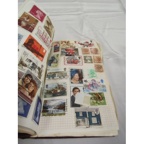 432 - A Normandy stamp album and contents