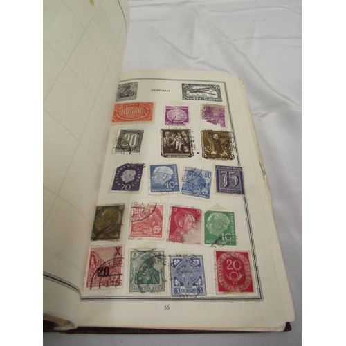 432 - A Normandy stamp album and contents