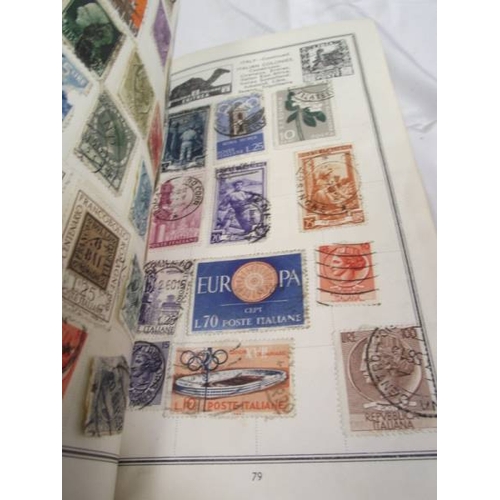 432 - A Normandy stamp album and contents