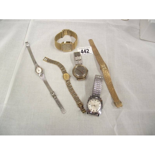 442 - A quantity of wristwatches including Rotary