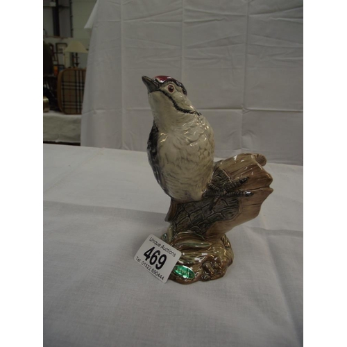 469 - A Beswick Lesser Spotted Woodpecker No 2429 ( a/f underneath on tip of tail, may be a manufacturing ... 