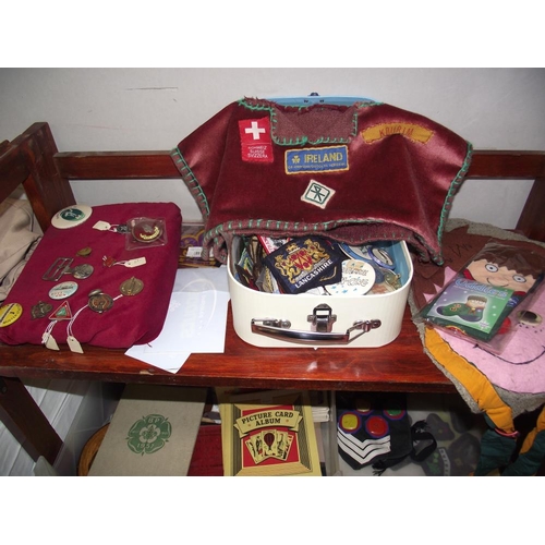 473 - A large quantity of Scouting memorabilia including books, shirts, badges, patches etc 1950/60s onwar... 