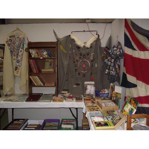 473 - A large quantity of Scouting memorabilia including books, shirts, badges, patches etc 1950/60s onwar... 