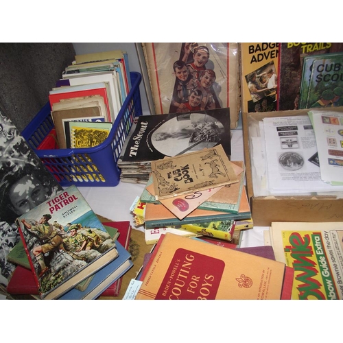 473 - A large quantity of Scouting memorabilia including books, shirts, badges, patches etc 1950/60s onwar... 