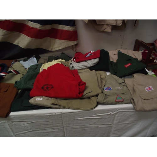 473 - A large quantity of Scouting memorabilia including books, shirts, badges, patches etc 1950/60s onwar... 