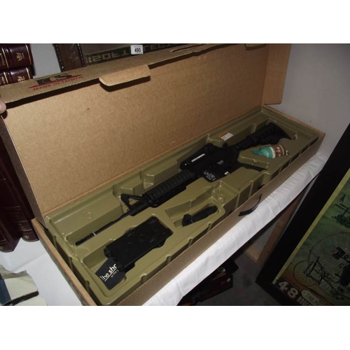 491 - A boxed Airsoft assault rifle ICS