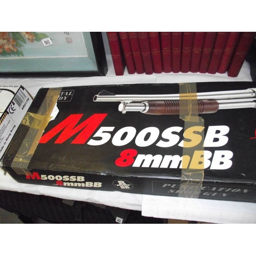 499 - A boxed Airsoft M500SSB 8mmBB gun