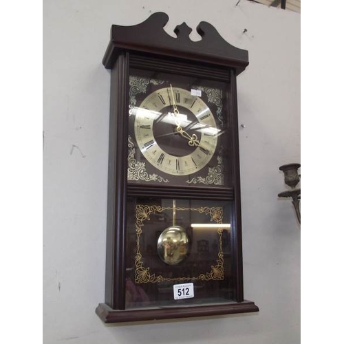 512 - A 1970s Carpenters Westminster wall clock