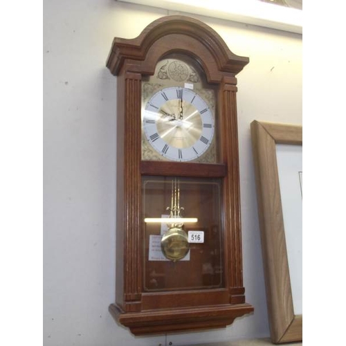 516 - A London Clock Westminster chime quartz wall clock