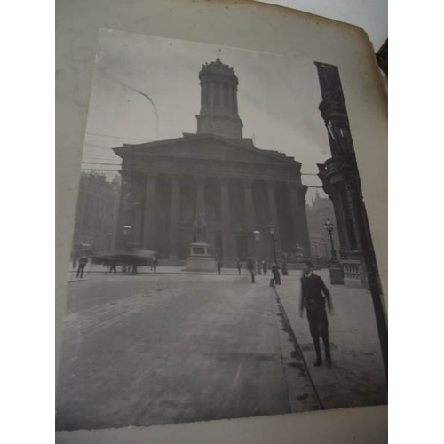 537 - A Victorian photograph album of approximately 120 photographs of family, historical and rural views ... 