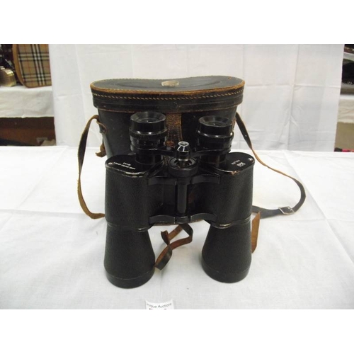 539 - Halina 16 x 50 binoculars with case.