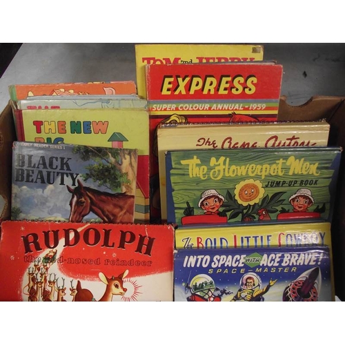 541 - A quantity of 1960/70's children's pop up books and other children's books.