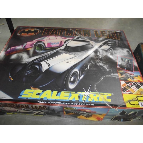 543 - A Scalextric 6563 Batman leap set.