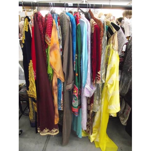 602 - A good selection of male and female Indian clothing.