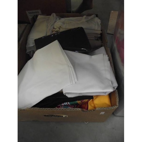 609 - 3 boxes of assorted bedding.