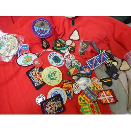 473 - A large quantity of Scouting memorabilia including books, shirts, badges, patches etc 1950/60s onwar... 