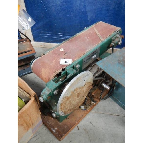 30 - A bench sander.