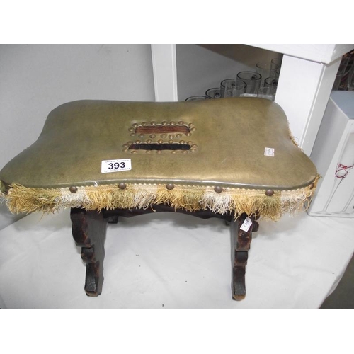 393 - An old foot stool