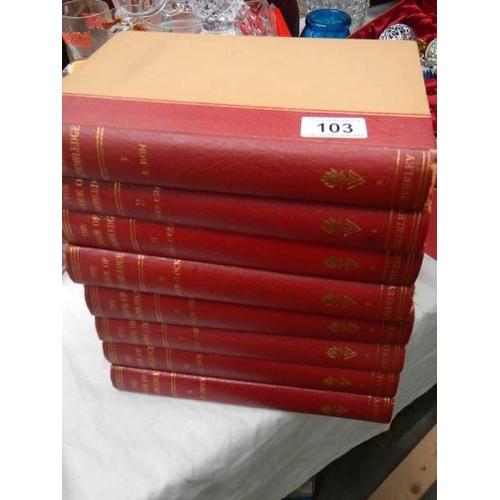 103 - 8 volumes of Book of Knowledge.