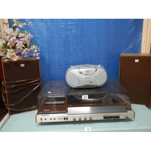 107 - A Sony record player.