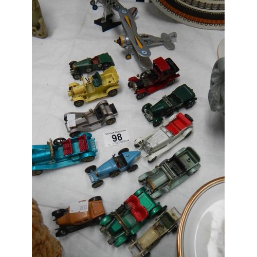 98 - A mixed lot of die cast models.