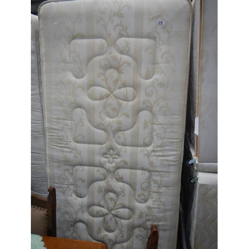 215 - A 3 foot Kozee Sleep divan bed.