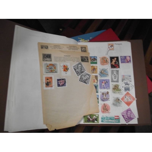 283 - 6 albums of stamps.