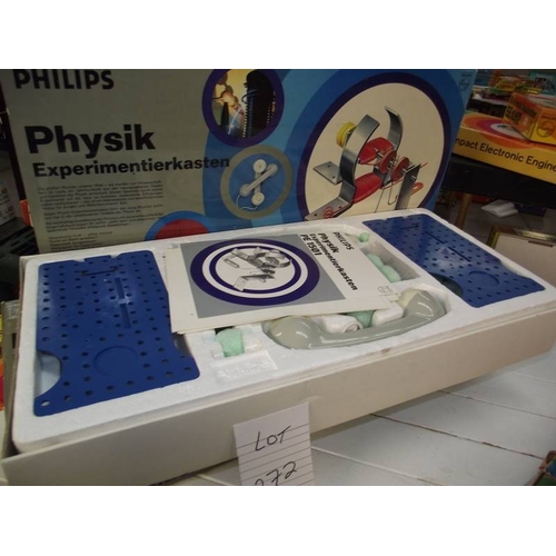 272 - 2 Philips physics kits (German) PE1501, some components may be missing so being sold as seen, collec... 