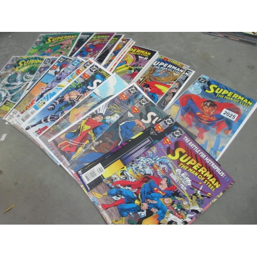 2025 - DC Comics Superman Man of Steel issues 1-34