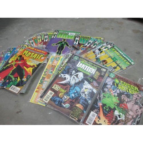 2031 - Dc Comics Green Lanern related 40 comics including Emerald Dawn 1-6, Emeral Dawn II 1-6, Mosaic 1-18... 