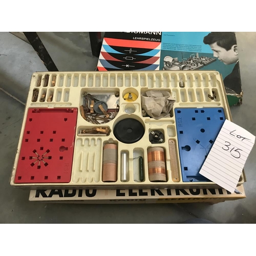 315 - 3 Kosmos radiomann radio/electronic kits, may be missing some components, so being sold as seen, col... 