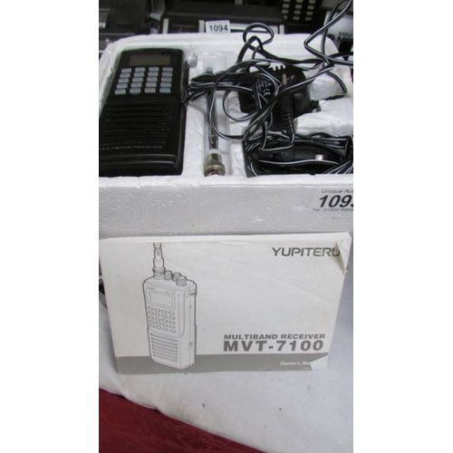 1093 - A Yupitero MVT 7100 multi band receiver, boxed and working.