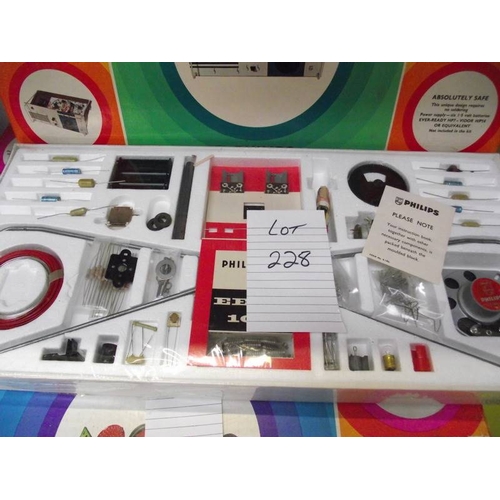 228 - A Philips electronic engineer kit E1003, sealed inside, being sold as seen, collect only
