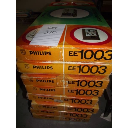 310 - 8 Philips electronic kits, EE1003,  some boxes a/f , some components may be missing so being sold as... 